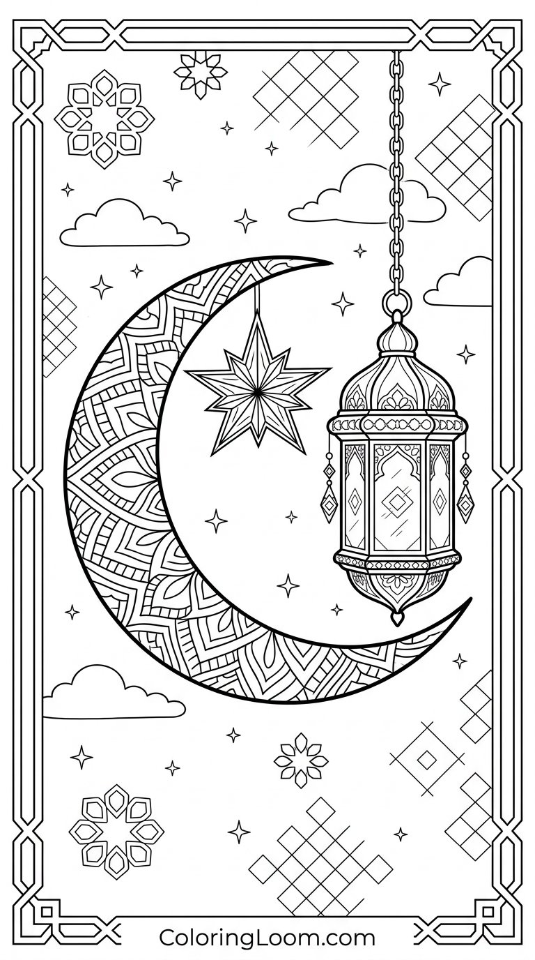 Free Printable Holiday Coloring Pages Sheet 4