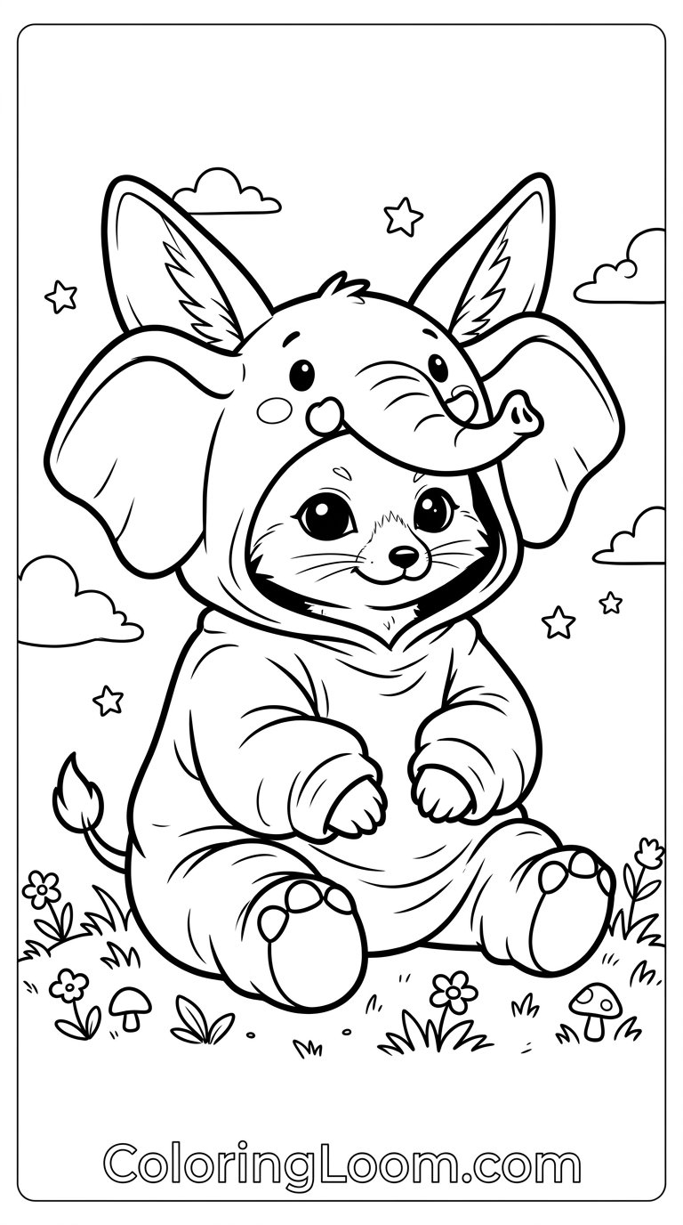 Free Printable Zootopia Coloring Pages Sheet 7