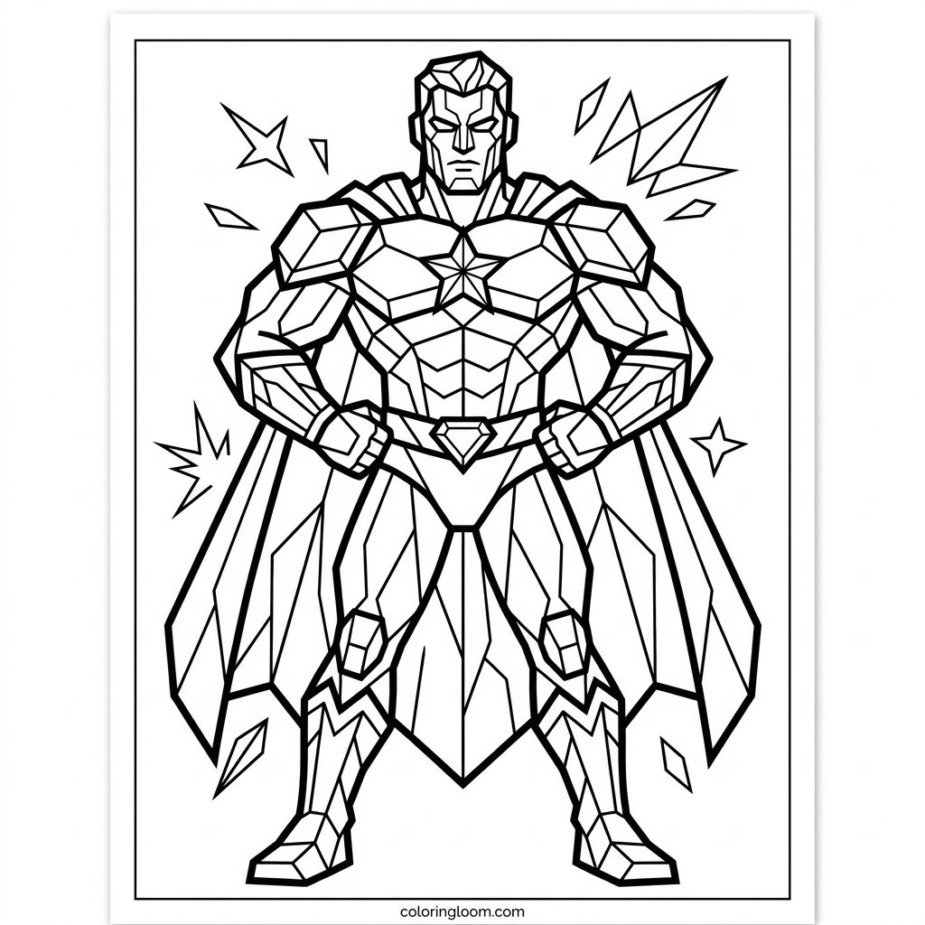 Free Printable Hulk Coloring Pages Sheet 1