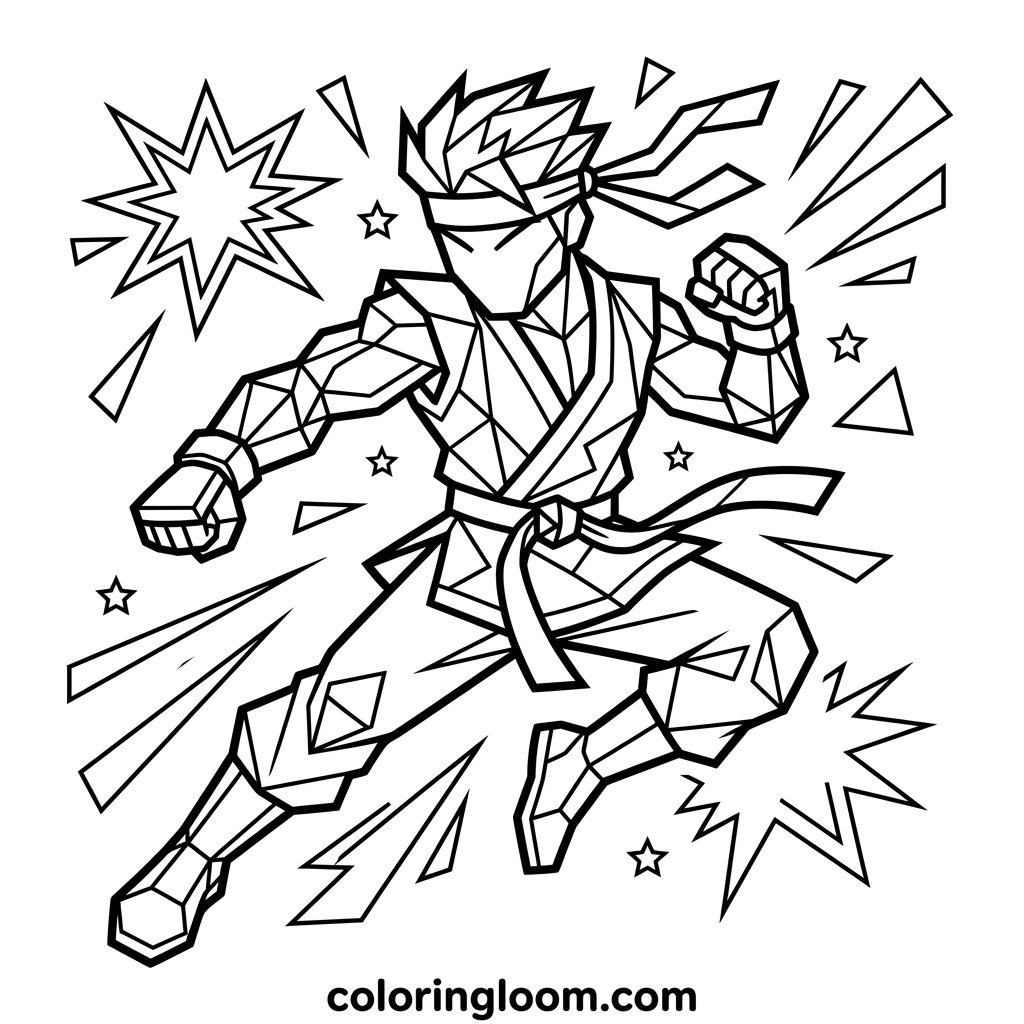 Free Printable Goku Coloring Pages Sheet 2
