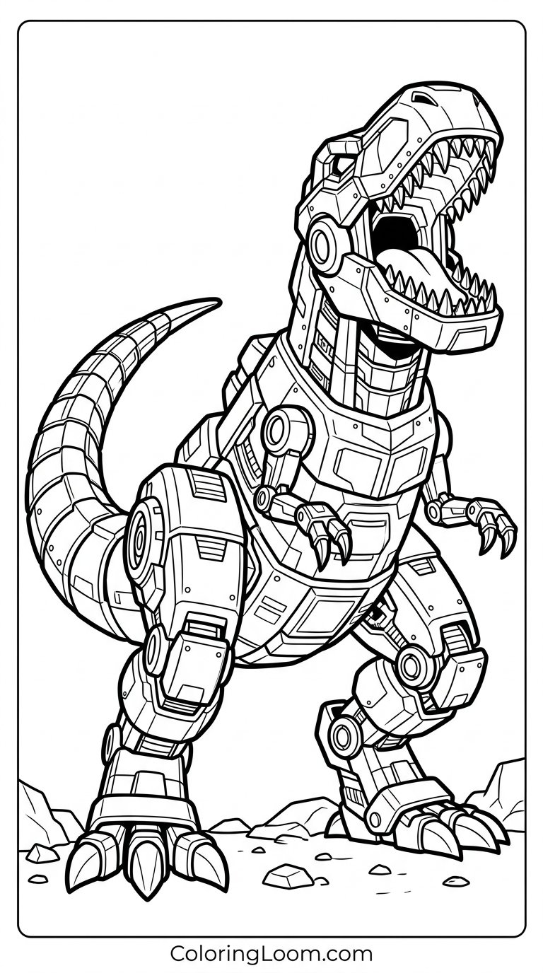 Free Printable Transformers Coloring Pages Sheet 4