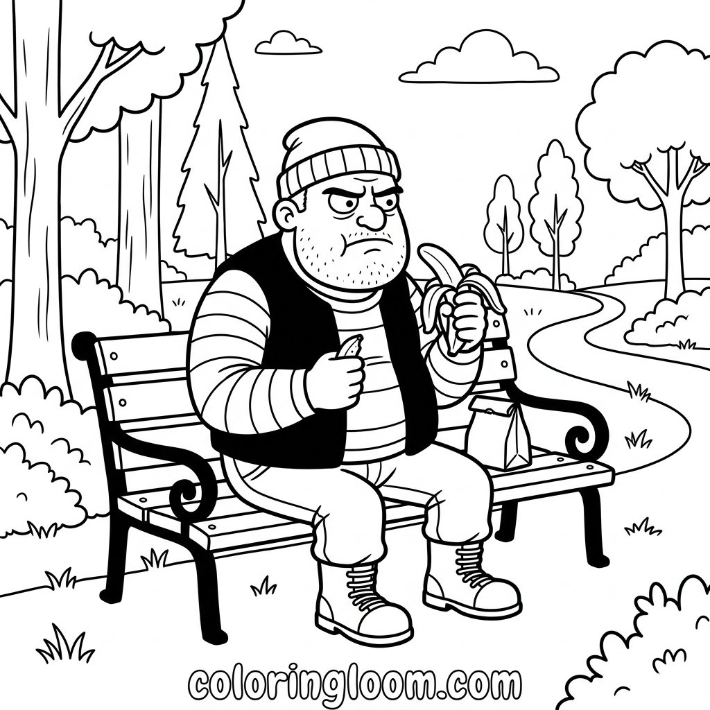 Free Printable Minions Coloring Pages Sheet 5