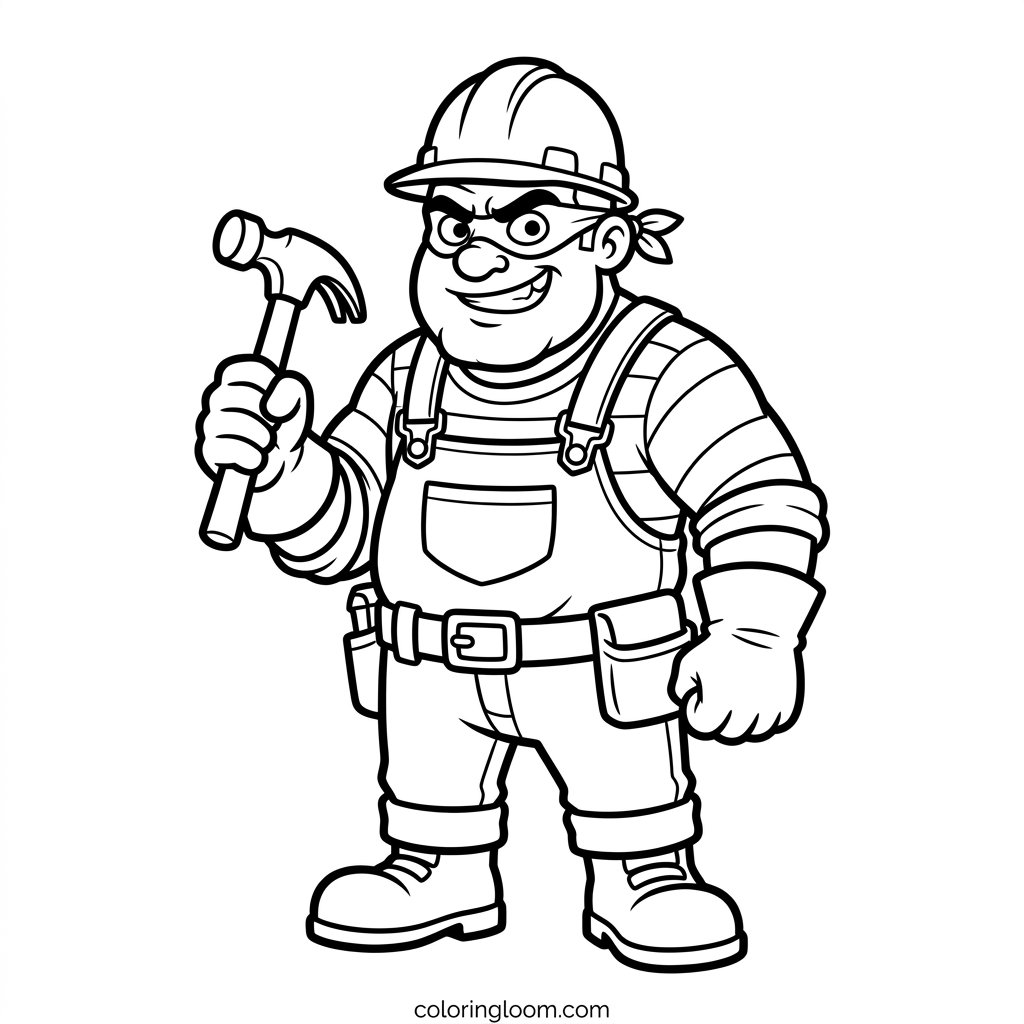 Free Printable Minions Coloring Pages Sheet 6