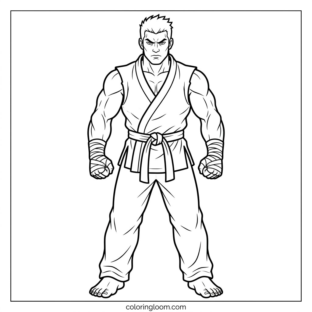 Free Printable Goku Coloring Pages Sheet 5