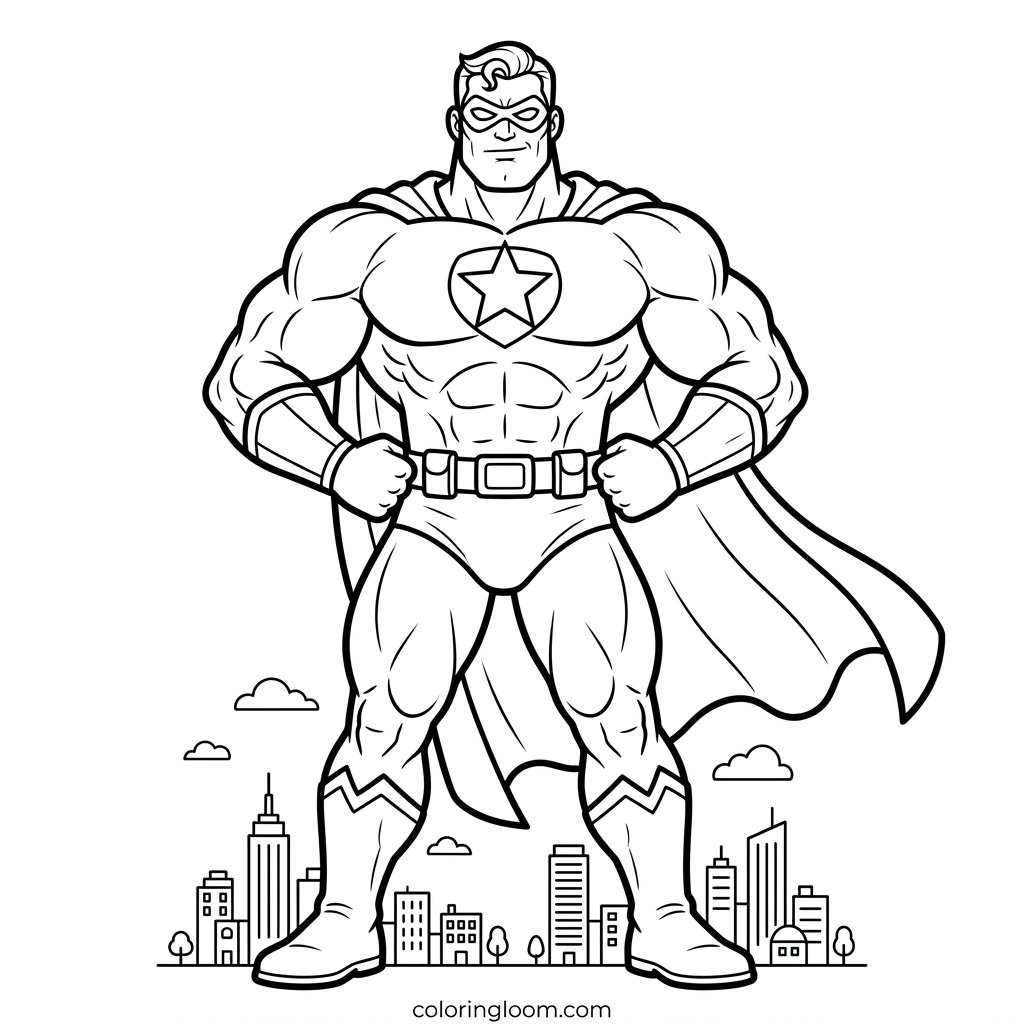 Free Printable Hulk Coloring Pages Sheet 10