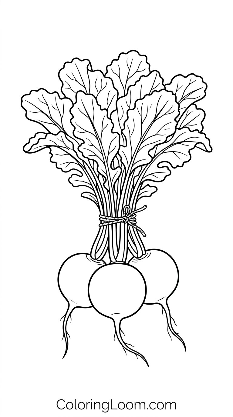 Free Printable Vegetable Coloring Pages Sheet 10